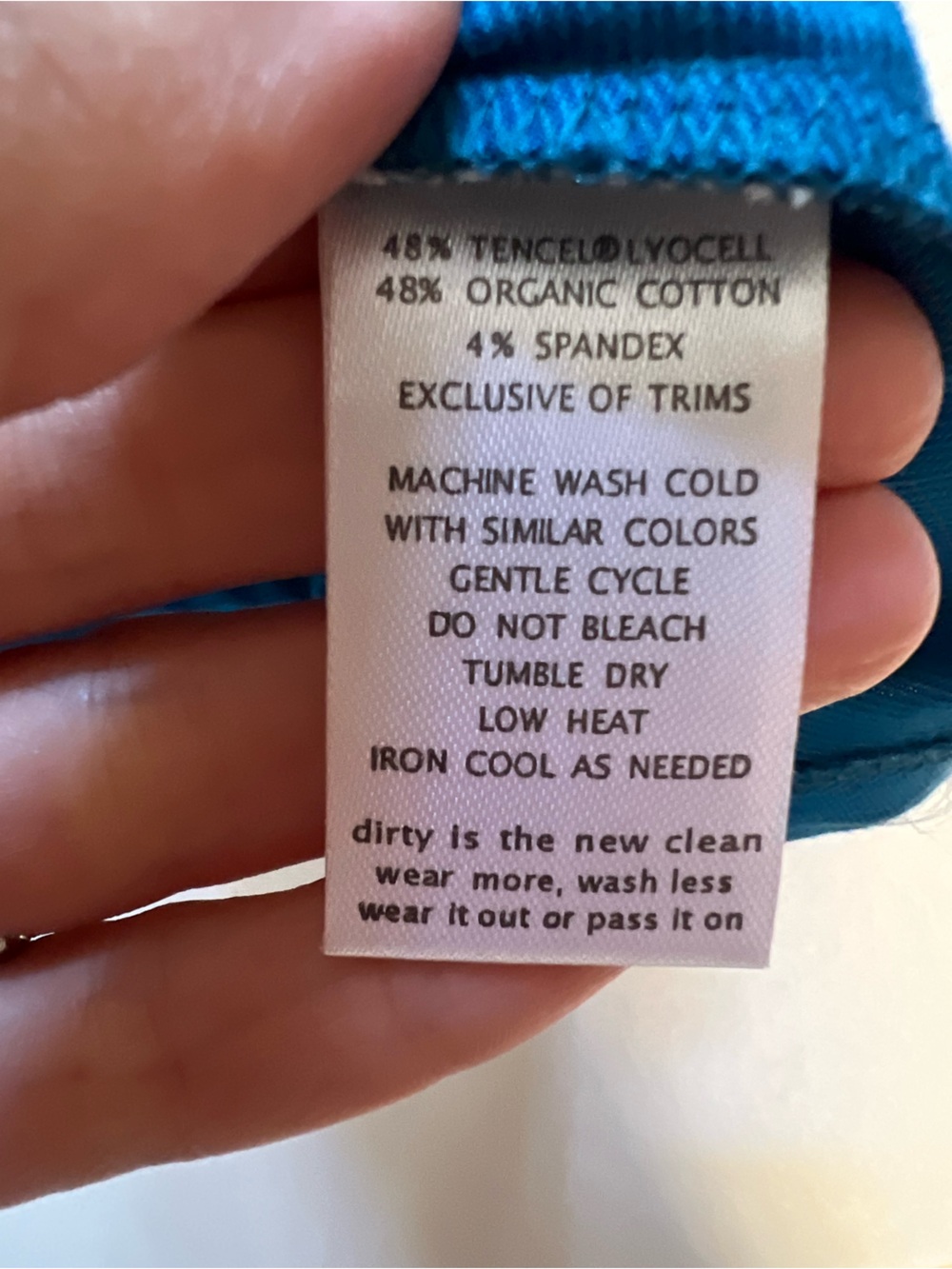 Toad & Co Empirical Faux Wrap Athleisure Teal Dress - Picture 5 of 7
